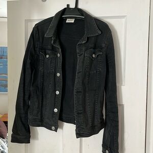 Hudson black jean jacket size small